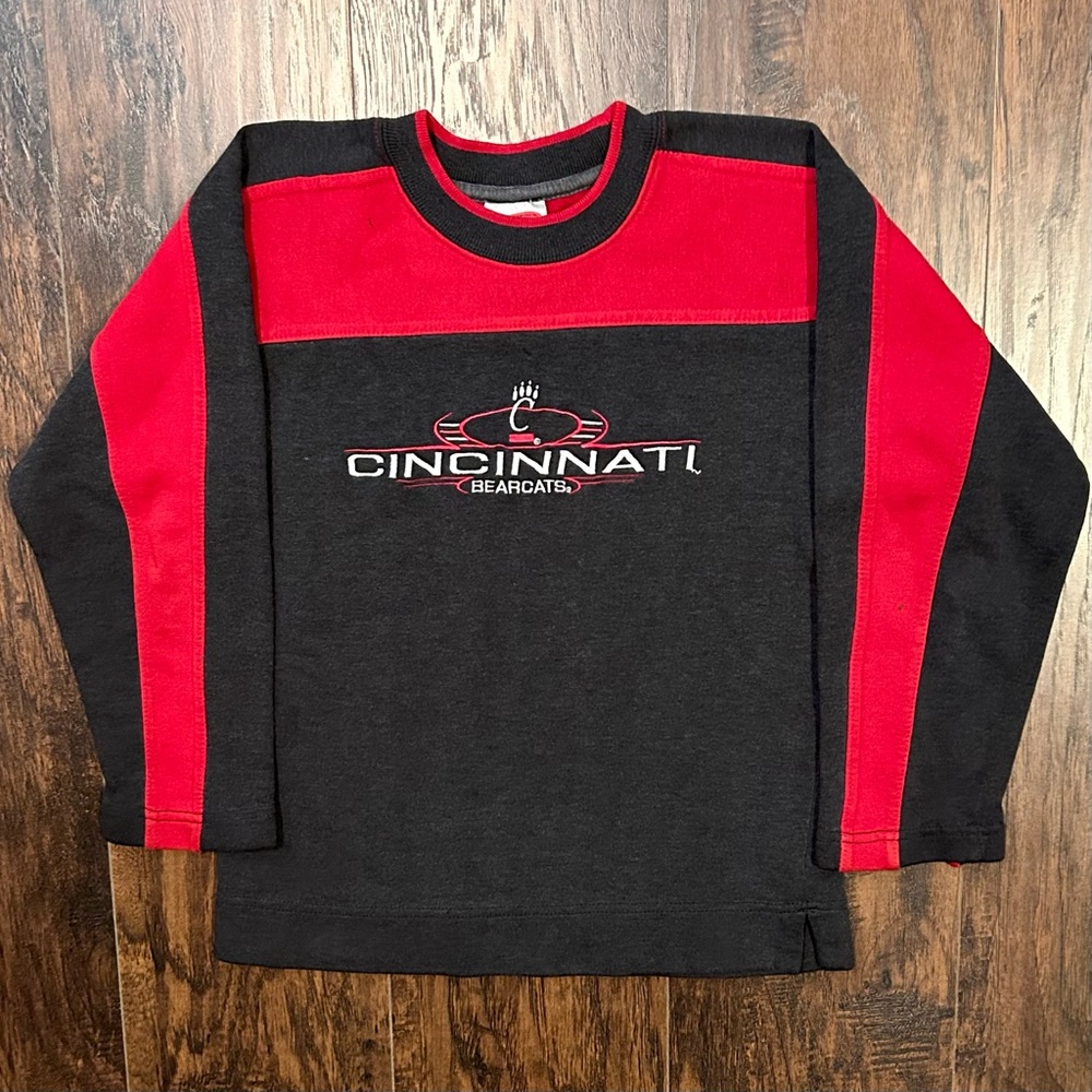 Cadre Athletic Cincinnati Bearcats Sweatshirt Red Dark Grey